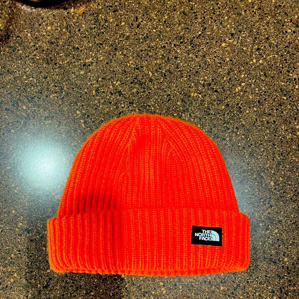 North face knit beanie , kids